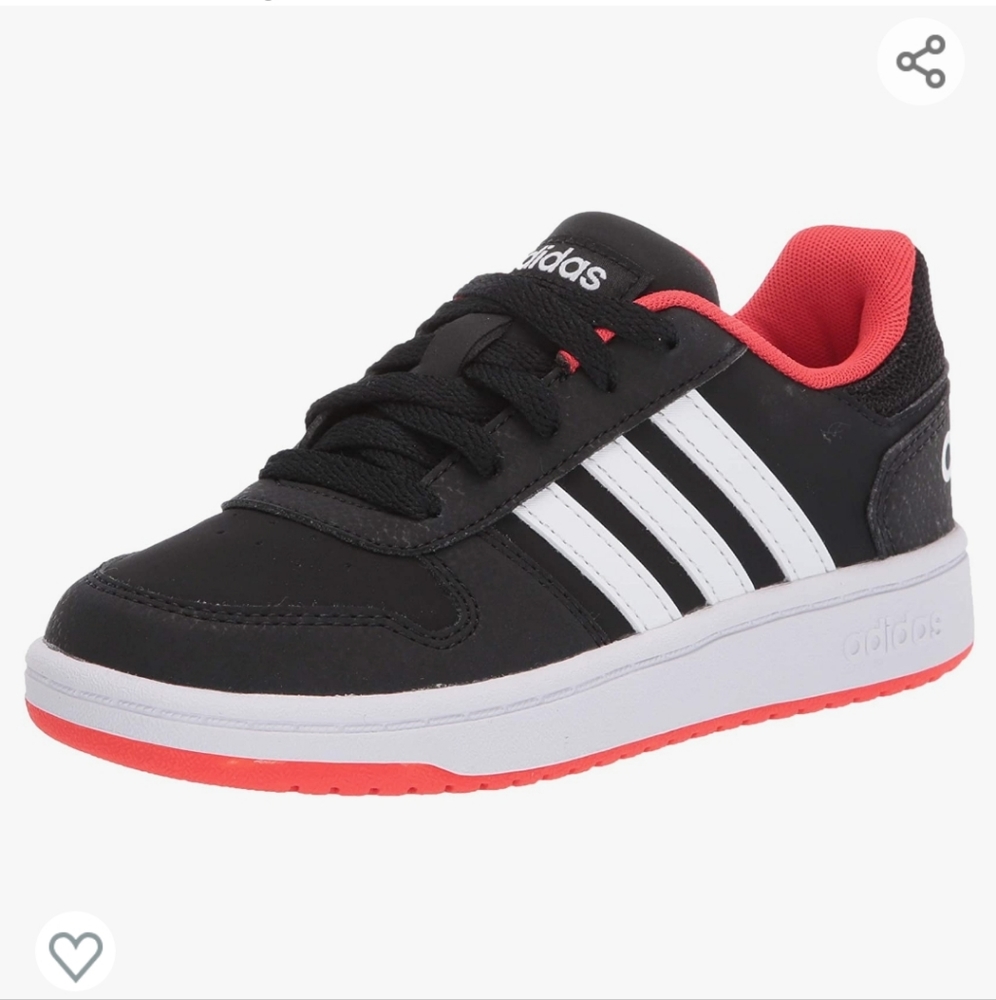 Adidas Kids Unisex Hoops 2.0 Basketball Shoe
